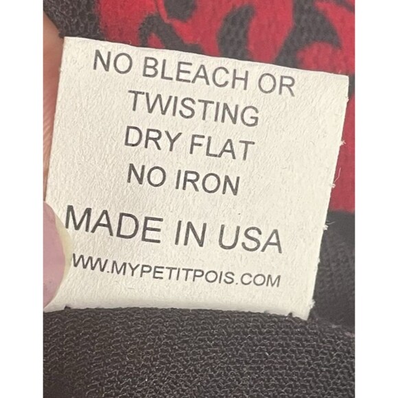 Petit Pois by Viviana G Velvet Feel Sheer Arms Popover Whimsy Goth NO SIZE TAG M - Picture 13 of 16